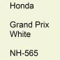 Preview: Honda, Grand Prix White, NH-565.